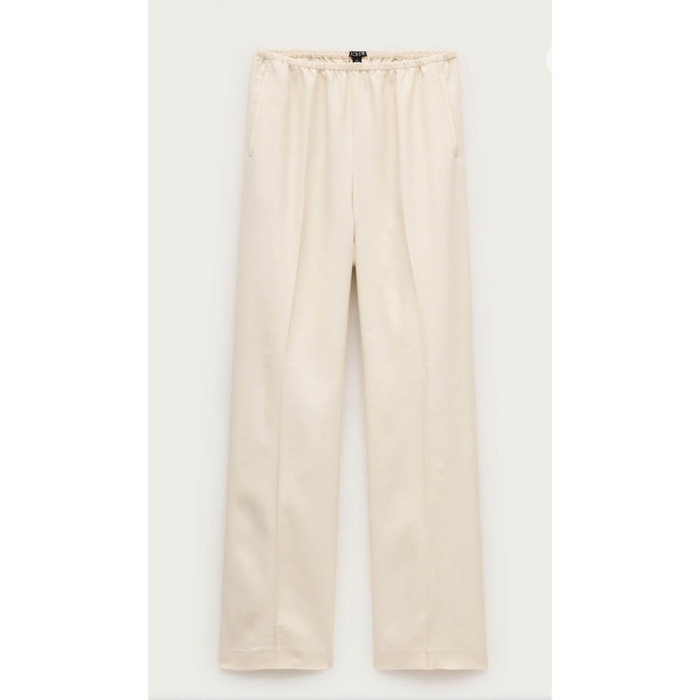 NWT J. Crew Sz SP Cosmo pant in Gramercy linen blend $148 *flaw